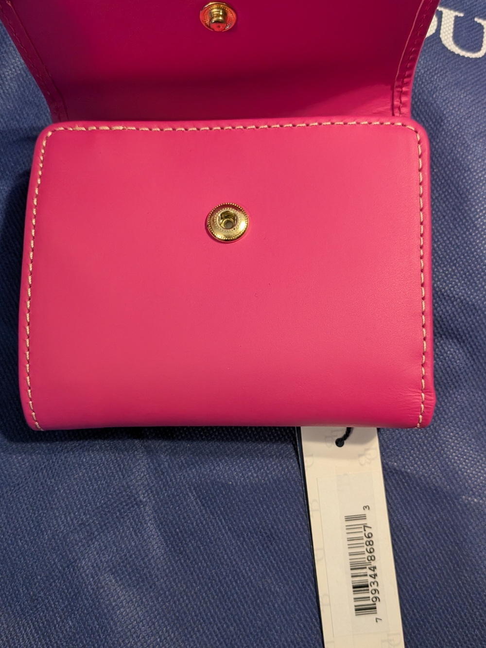 NWT! Dooney & Bourke Vachetta Beacon Zip Top Tote & Wallet Set in MAGENTA - Picture 15 of 16
